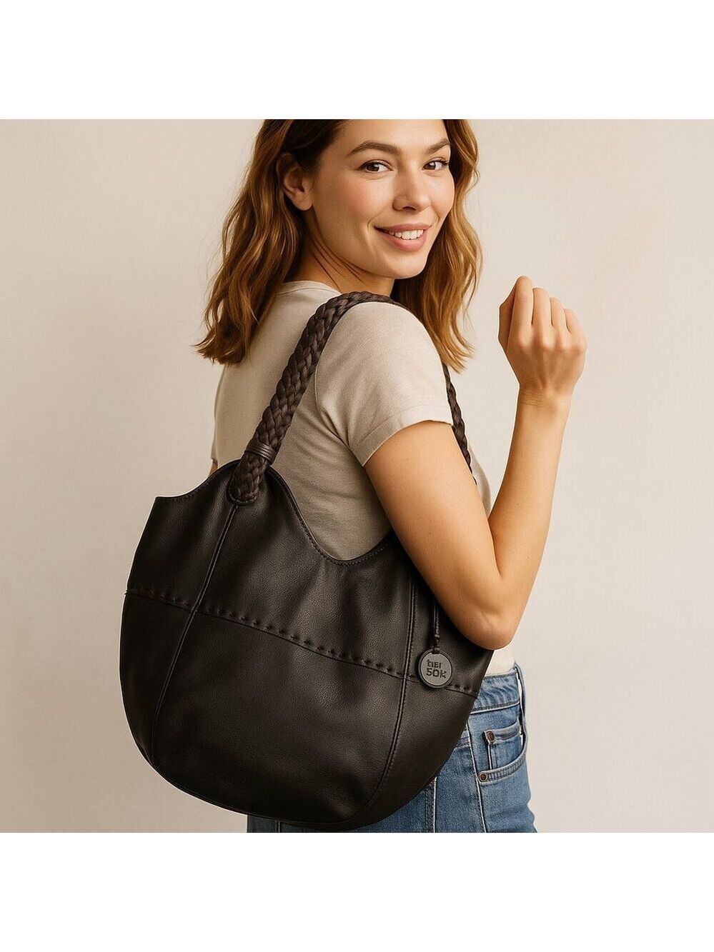 👜 The Sak Dark Brown Leather Hobo – Soft, Slouchy & Effortlessly Cool